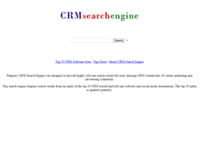 Tablet Screenshot of crmsearchengine.com